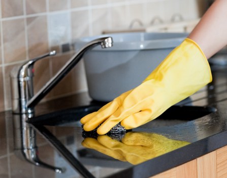 Professional upholstery cleaning in Norbury on a fabric sofa