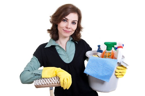 Reviewing a carpet cleaning complaint with service records